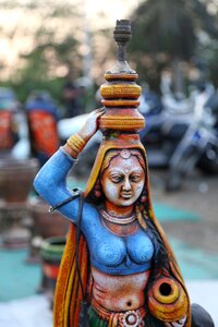 Woman decorative home decor