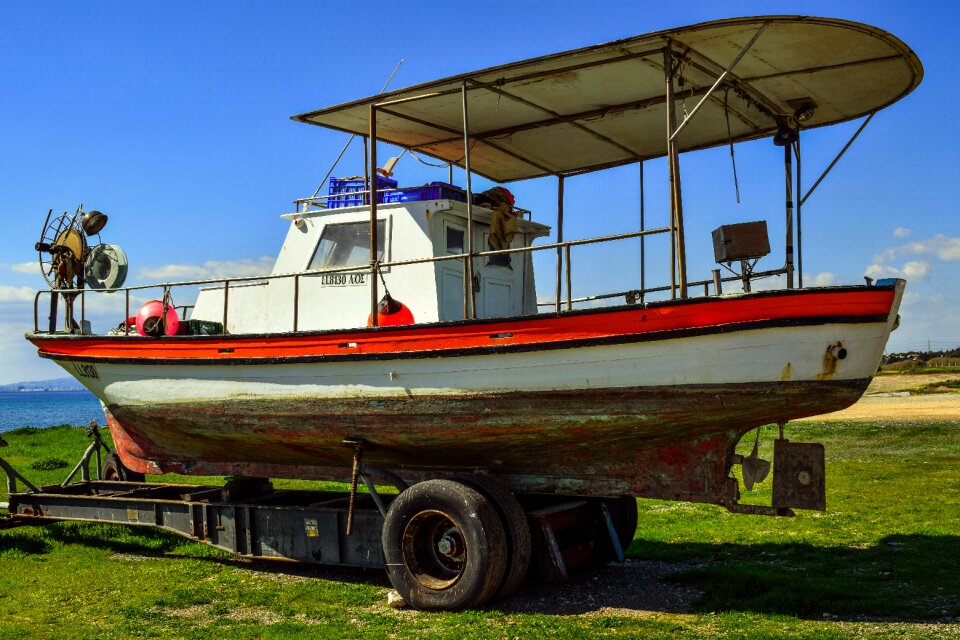 Repair marine fishing boat