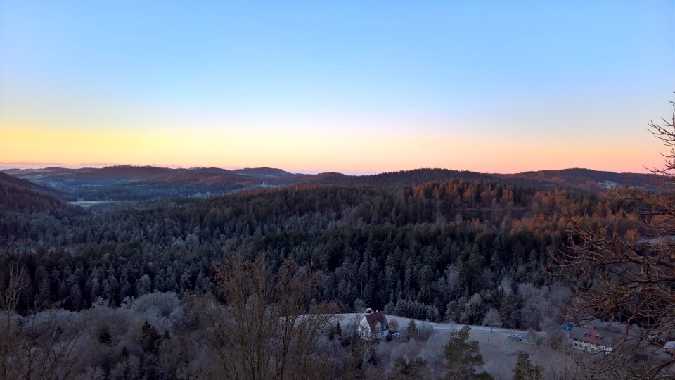 Nature bavarian forest distant