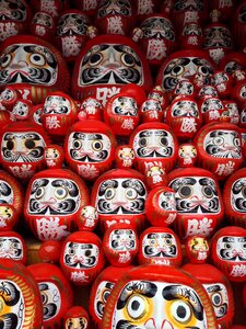 Tumbling doll daruma doll japan