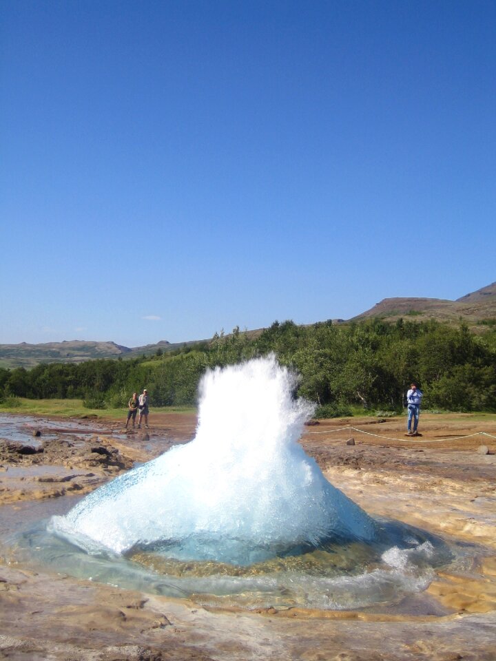Iceland geyser holiday