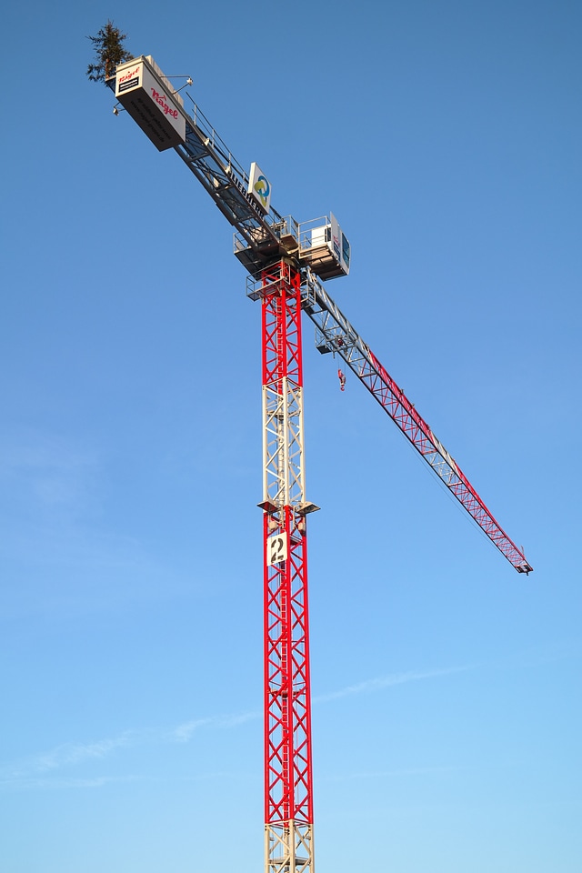 Site sky construction work