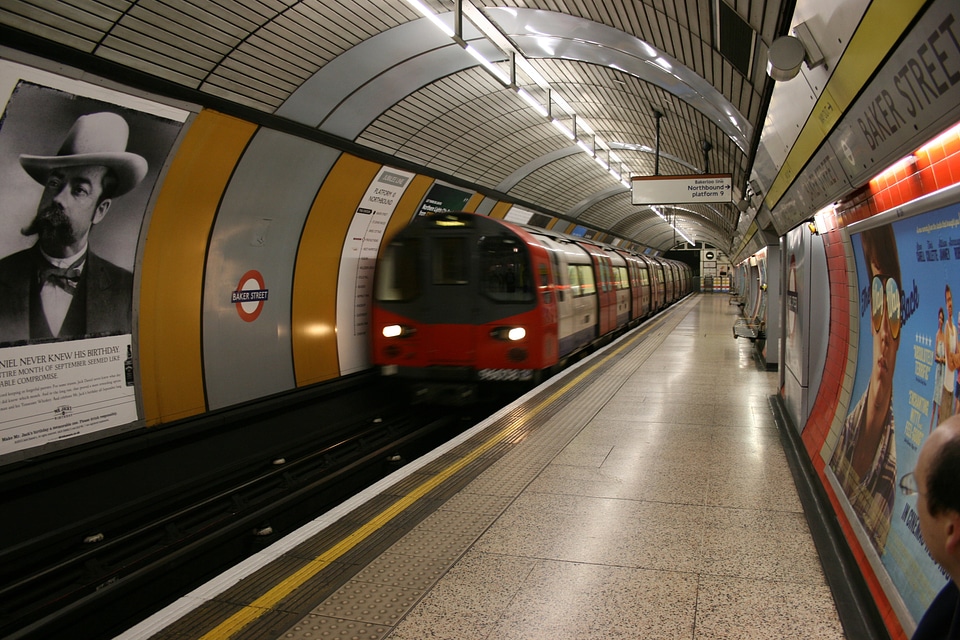 Subway station underground london photo