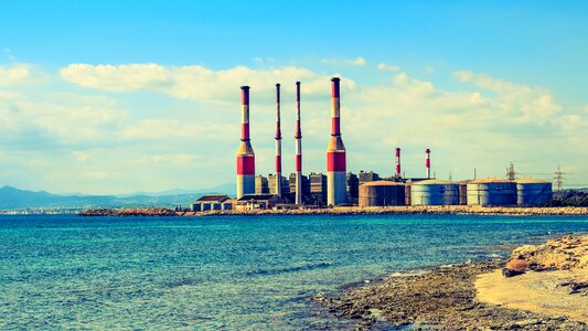 Power station energy industry