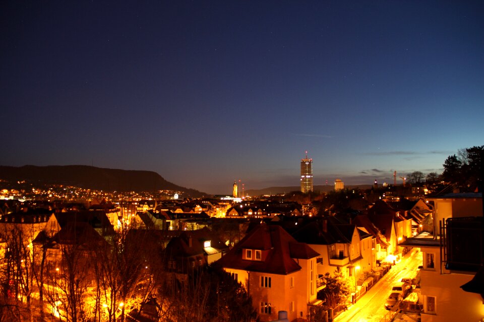 Night photograph city lights city