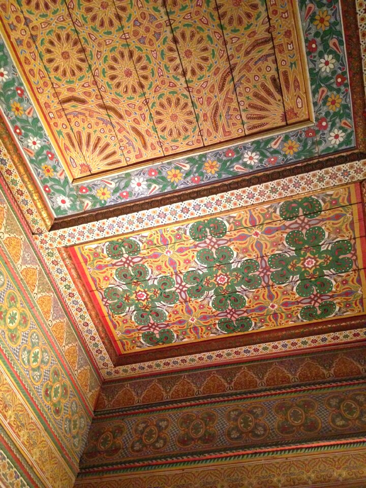 Colorful patterns mosaic