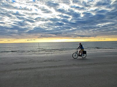 Bike horizon north sea