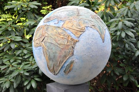 Ball globe sculpture