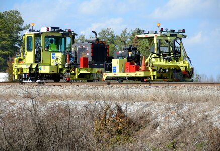 Worker railroad transportation photo