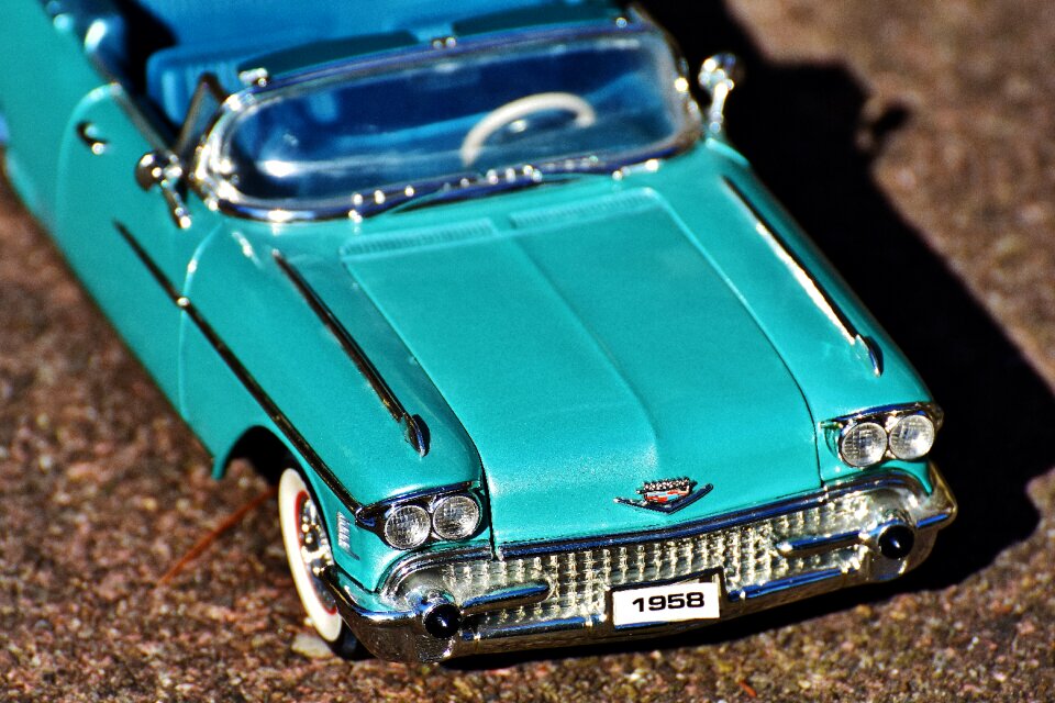Blue vehicle classic