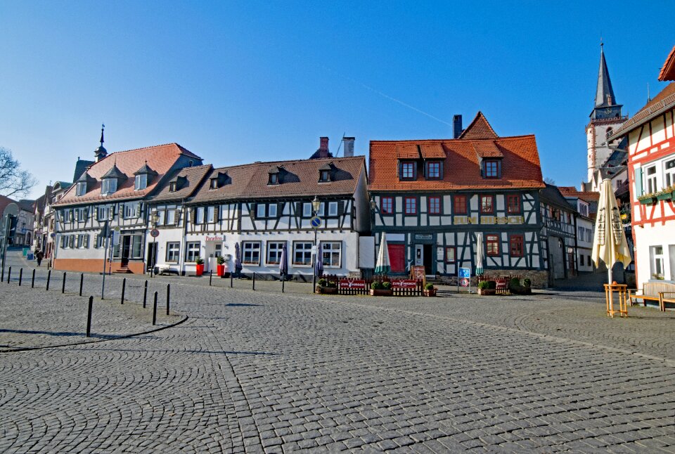 Historic center truss fachwerkhaus