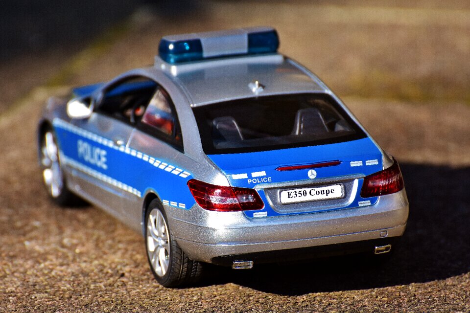 Police patrol car vehicles