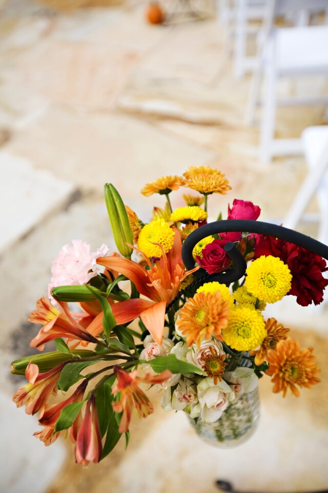 Romantic bridal ceremony