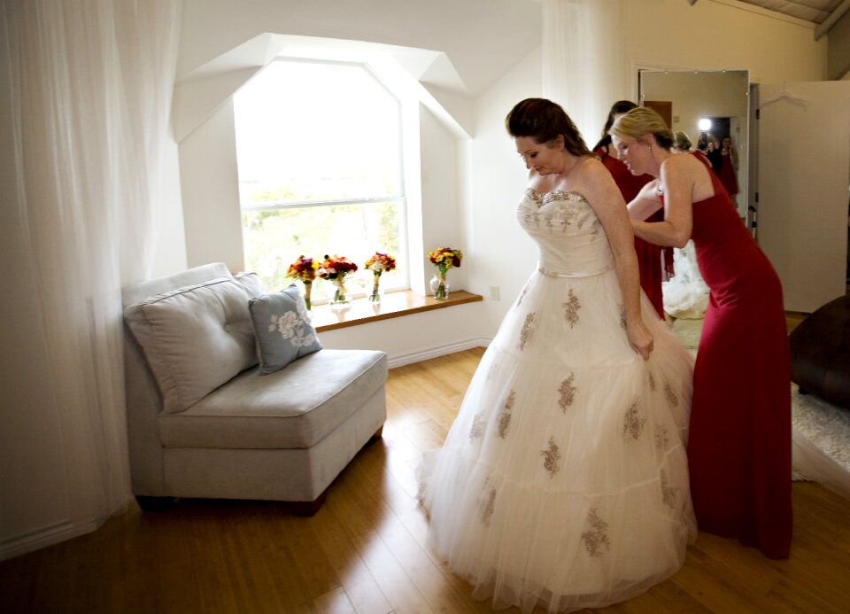 Marriage woman dress