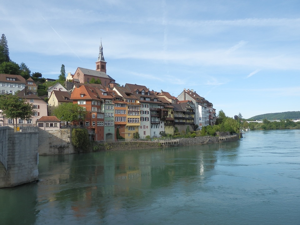 Row of houses aargau switzerland