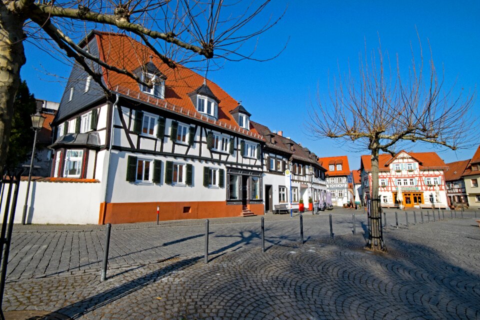 Historic center truss fachwerkhaus