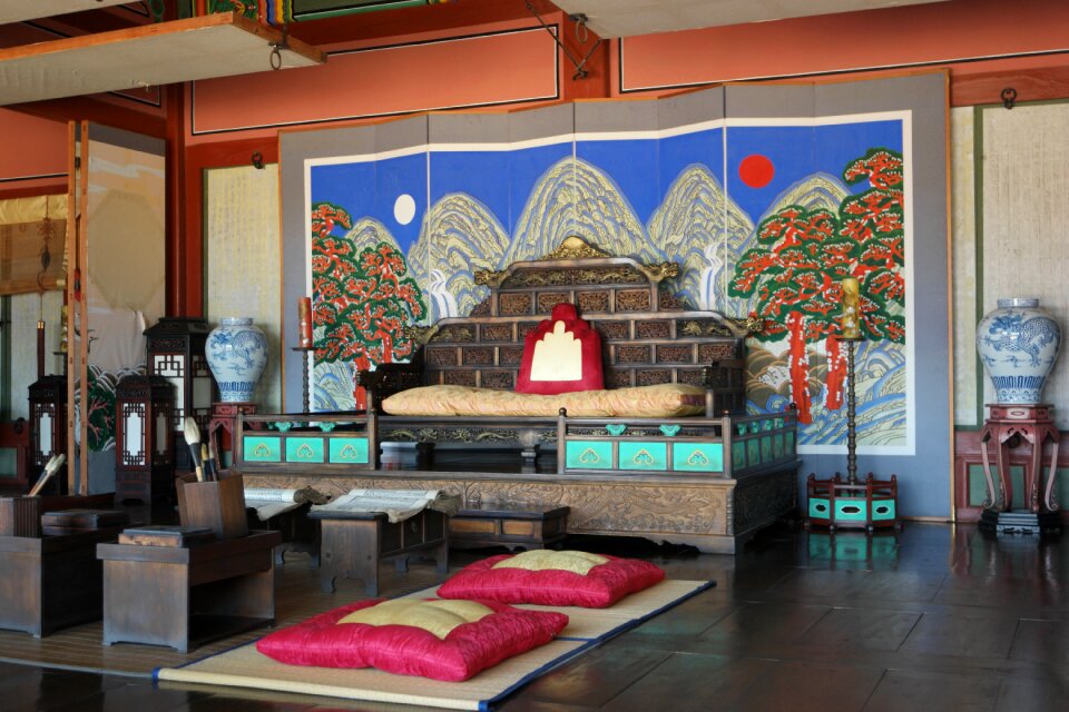 Throne republic of korea suwon hwaseong