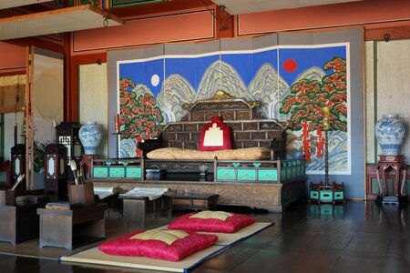 Throne republic of korea suwon hwaseong