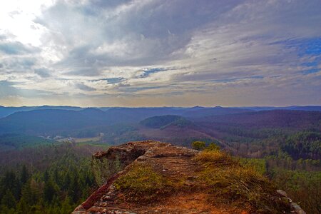 Vosges north falkenstein landscape