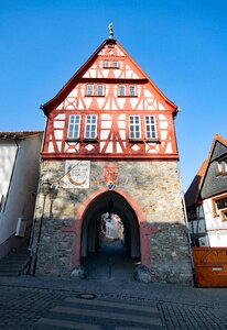 Historic center truss fachwerkhaus