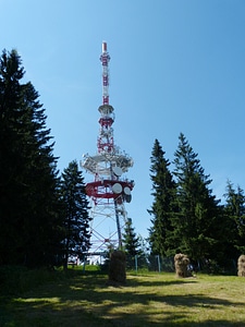 Transmission tower radio mast photo