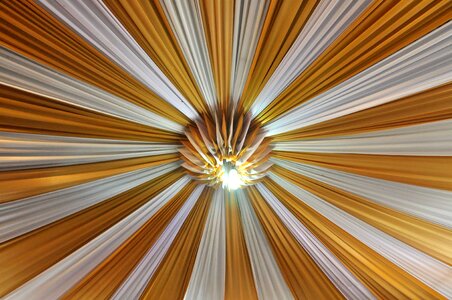 Roof fabric lamp