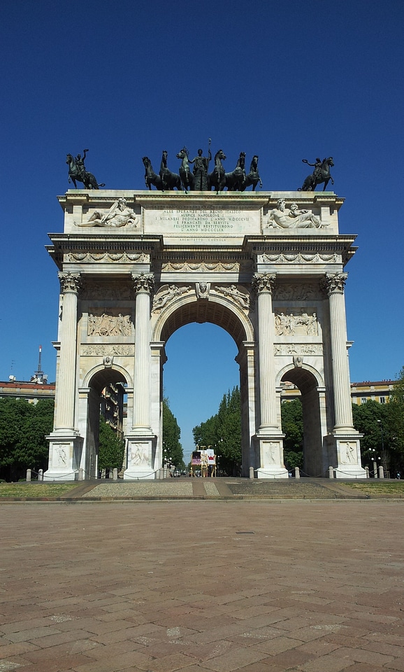Architecture historic milan