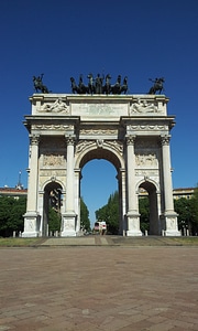 Architecture historic milan photo