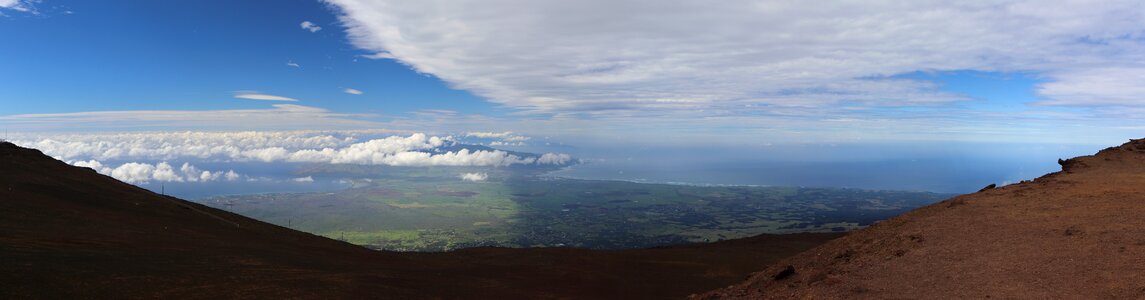 Landscape sky summit