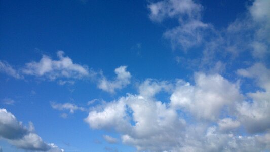 Blue sky white clouds himmel photo