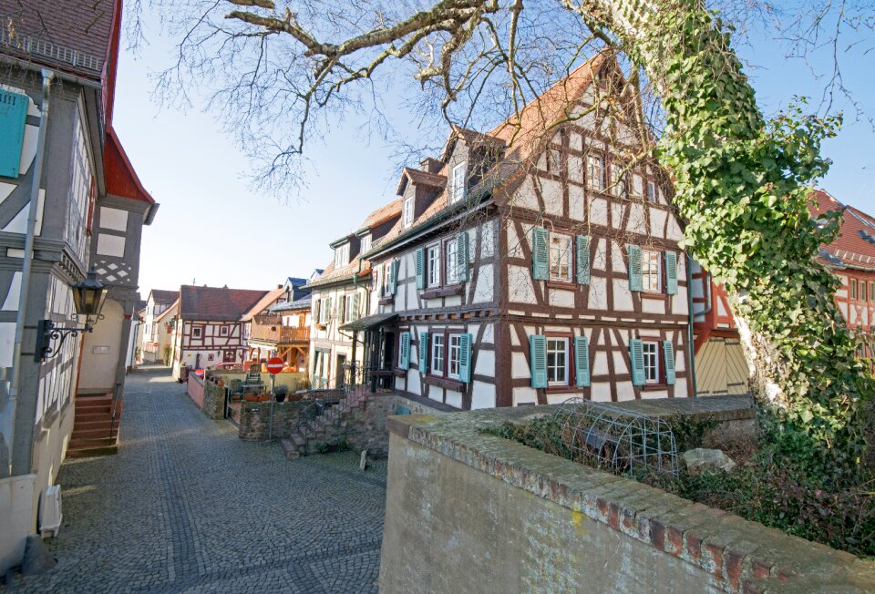 Historic center truss fachwerkhaus