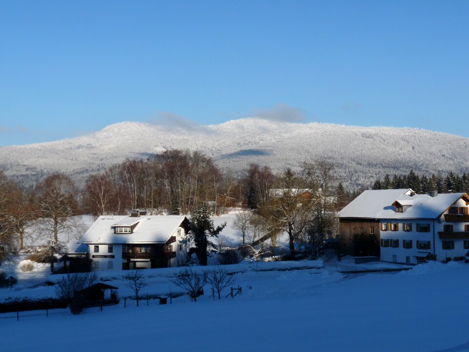 Vacations landscape wintry
