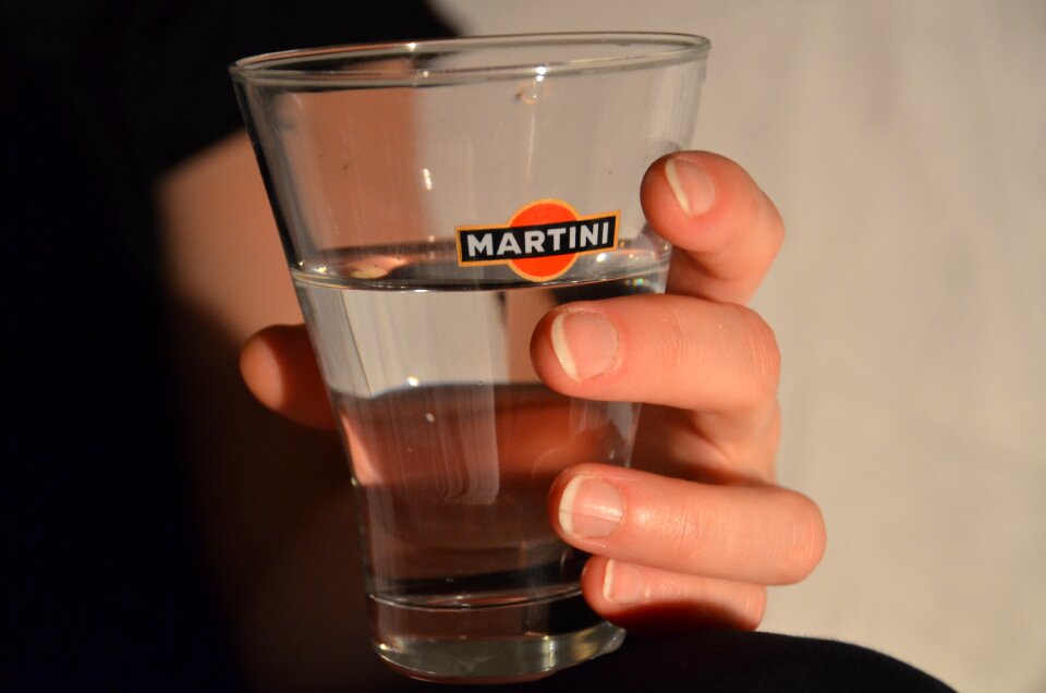 Glass celebrate aperitif