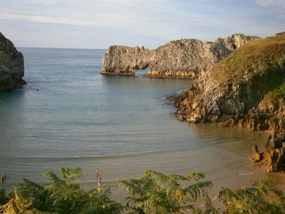 Beach asturias cantabrian coast