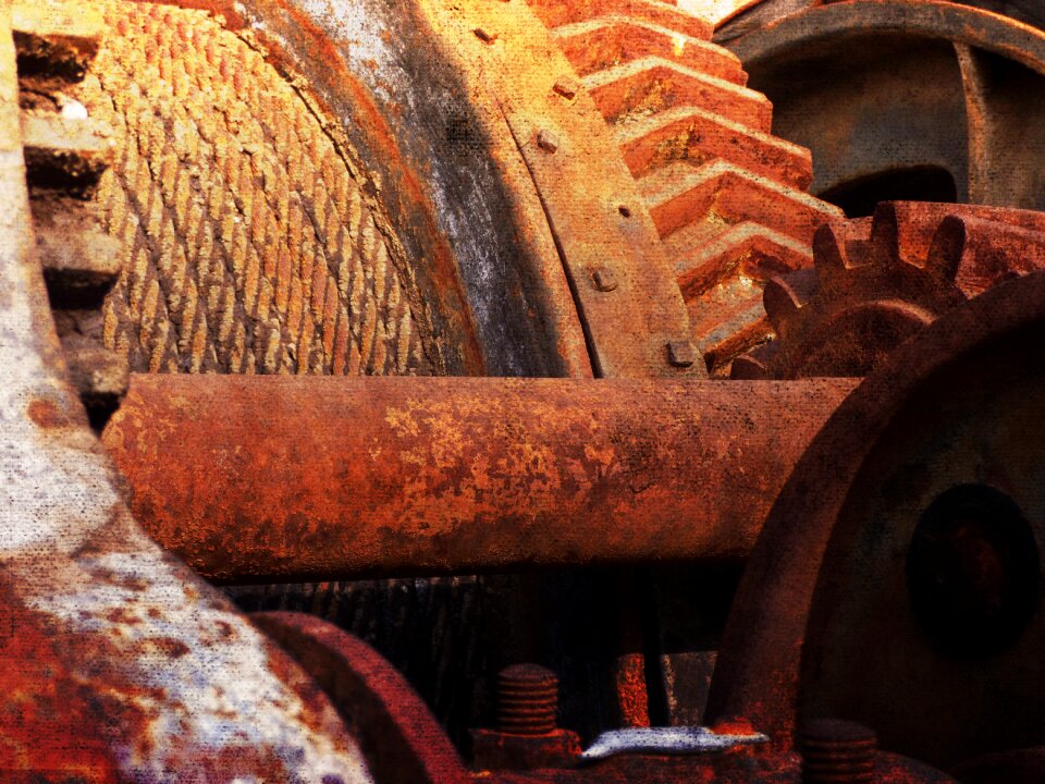 Machinery vintage iron