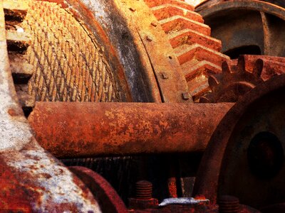 Machinery vintage iron