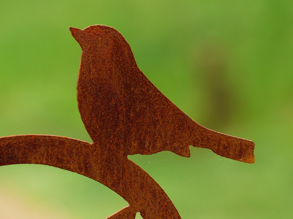 Figure sheet metal figure garden