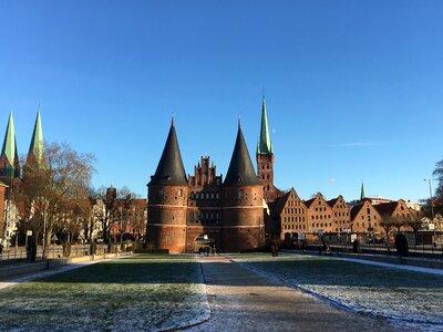 City gate hanseatic city tourist attraction