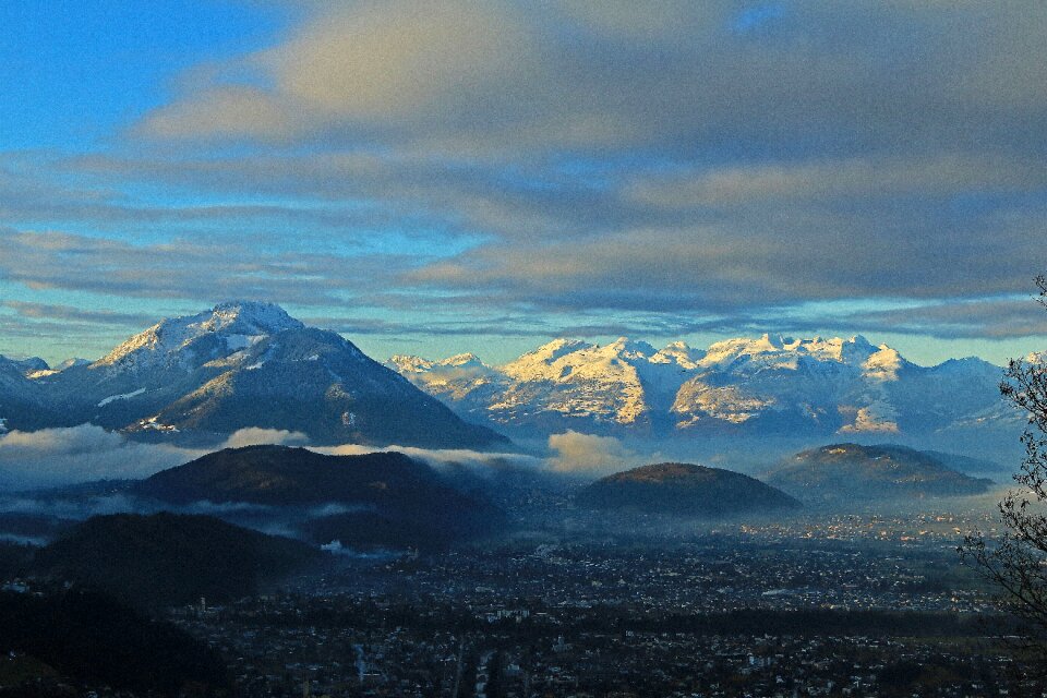 Austria alpine mountains
