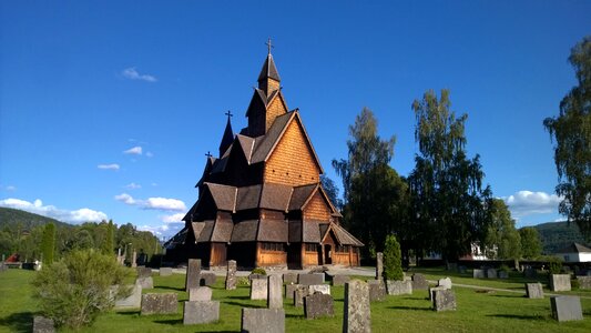 Norway cemetery church