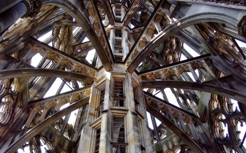 Church building tower