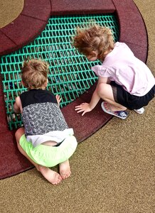 Kids play friends