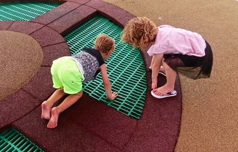 Kids play friends