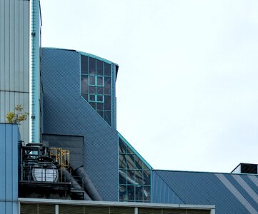 Abandoned industrial building decay