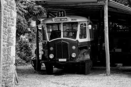 School bus retro vintage