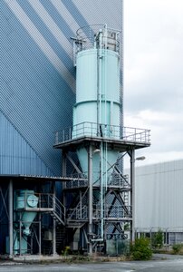 Abandoned industrial building decay
