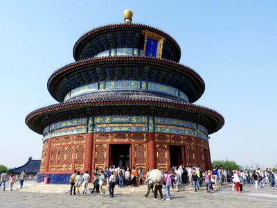 Temple of heaven chinese temple asian temple photo