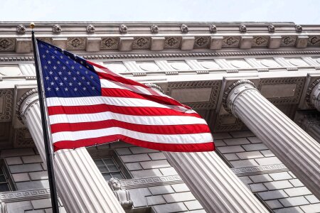 Urban united states flag