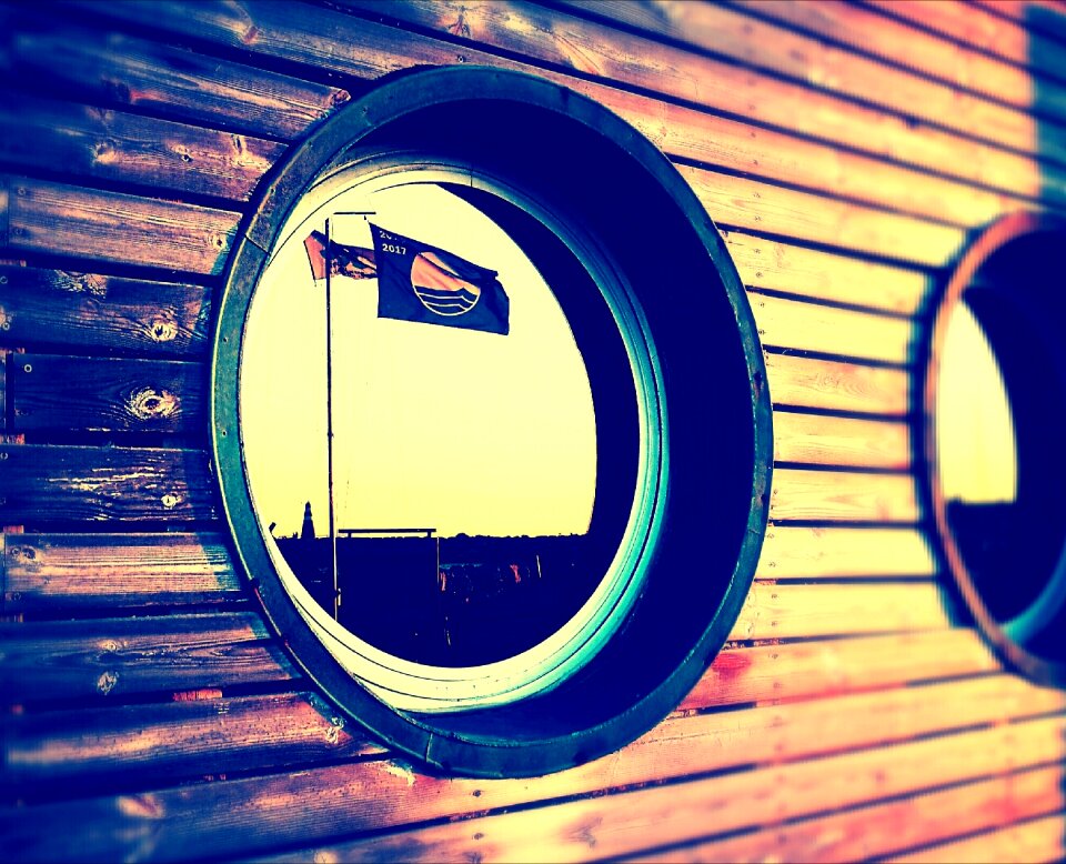 Reflection sunset