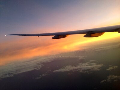 Airplane tourism world